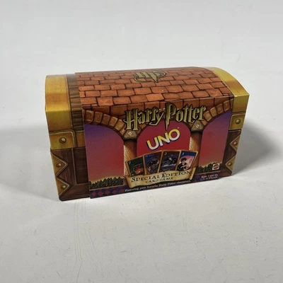 Harry Potter & Sorcerer's Stone UNO Special Edition Card Game W/Trunk Version  - Image 1 of 4