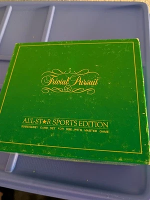 Trivial Pursuit ALL STAR SPORTS Edition  Subsidiary Card Set  New Sealed - Image 1 of 3