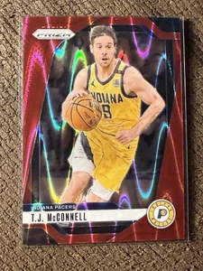 2024-25 Panini Prizm #191 T.J. McConnell Prizms Red Wave #/299 - Bild 1 von 2
