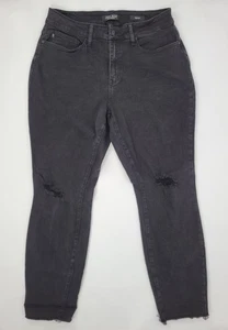 Judy Blue Jeans 16W Schwarz Distressed Jeans Slim-Fit - Bild 1 von 9