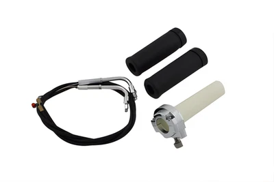 Dual Handlebar Throttle Cable Assembly fits Harley Davidson Foto 1 de 4