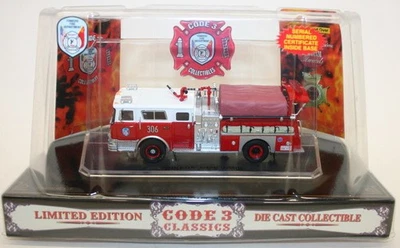 Code 3 Classics 1/64 Scale Model mack Fire Engine 12371 Yonkers New York - Image 1 of 2
