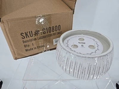 TAG Laguna Citro Pot, Circle SMALL 3 Wick — TAG-G10800 - New! - Image 1 of 4