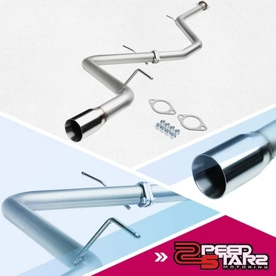 3"ROUND MUFFLER TIP STAINLESS CATBACK EXHAUST FOR 16-18 TOYOTA COROLLA iM E180 - Image 1 of 4