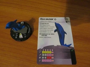 DC HEROCLIX LANTERN LEGACY C SPACE DOLPHIN 011 COMMON COSMIC WITH CARD NEW - Picture 1 of 1