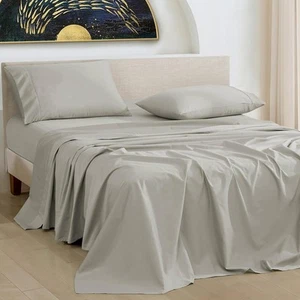 URBANHUT 1000 Thread Count 100% Egyptian Cotton Queen Sheets Set Quality (4Pc), - Picture 1 of 9