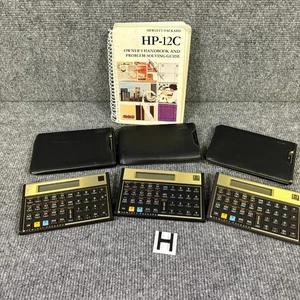 6 HP 12C Taschenrechner Posten getestet funktioniert mit Handbuch 3 Hüllen sehr guter Zustand - Bild 1 von 15