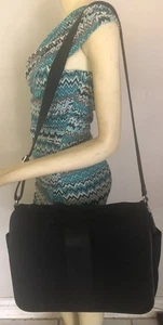 Bolso Mensajero Coach Vintage Firma Jacquard Hudson Commuter F77004 Laptop  - Imagen 1 de 15