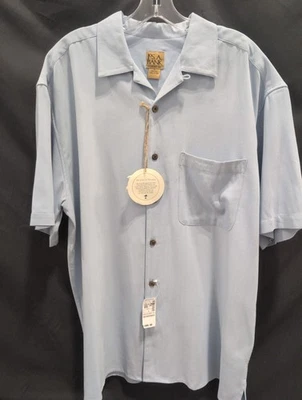 JoS.A.Bank Blue Short Sleeve Button Up Shirt, Men's Size Large NWT - Image 1 of 4