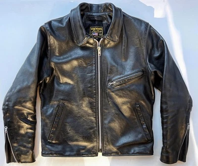 Vanson Enfield Leather Jacket Lederjacke Giacca sz. 40 - Image 1 of 4