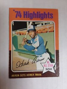 1975 Topps Baseball Singles #'s 1-199 In Various Conditions