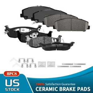 Pastillas de freno delanteras y traseras de cerámica para Nissan Armada Titan 2007-2015, Infiniti QX56 - Imagen 1 de 7