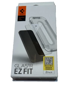 For iPhone 16 Plus 15 Plus Spigen GLAStR EZ Fit Privacy Screen Protector Sealed - Photo 1 sur 2