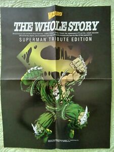 Wizard Superman Tribute Edition Featuring Doomsday Promo Poster 17 X 22