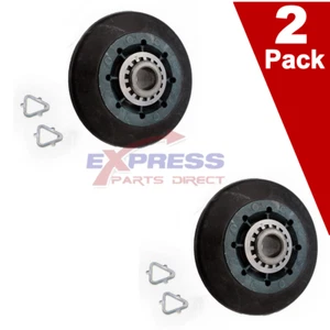 (2 Pack) 8536974 Dryer Drum Roller WPW10314173, W10756057, 3401846, 8536973 - Picture 1 of 2