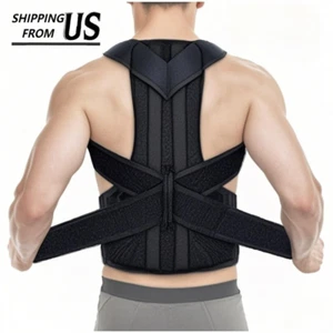 Adjustable posture corrector for scoliosis back support, male and female - Picture 1 of 18
