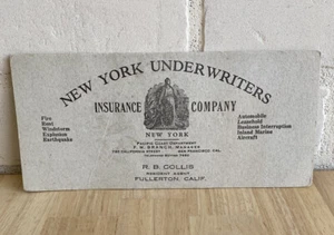 Vintage Ephemera - Fire Insurance Agent - New York Underwriters Mailer - Picture 1 of 9
