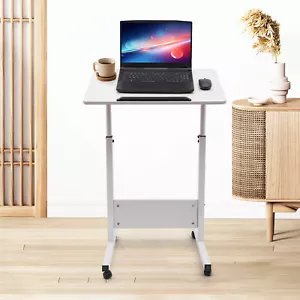 Adjustable Height Standing Desk, Portable Laptop Desk, Rolling Computer Stand - Picture 1 of 18