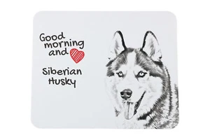 Siberische husky muismat met hond Art-Dog - Afbeelding 1 van 7