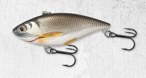 Live Target Golden Shiner 70 - argento nero - 2 esca senza labbra 7/8" 1/2 oz - Foto 1 di 1