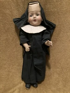Antique / Vintage Composite Nun Doll - 15” - Picture 1 of 12