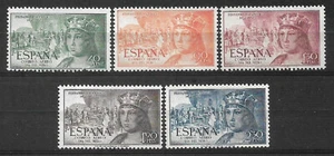 spain 1952 edifil 1111/1115 ** mnh - 21/11 - Picture 1 of 2