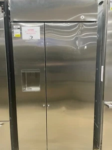 Monogram ZISS420DNSS 24.6 Cu. Ft. Side-by-Side Built-In Refrigerator - Picture 1 of 8