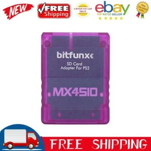 Card Reader for PS2 MX4SIO SIO2SD TF Memory Card Adapter (Clear Purple) - Bild 1 von 7
