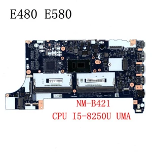 NM-B421 For Lenovo ThinkPad E480 E580 Motherboard I5-8250U FRU 01LW915 01LW193 - Picture 1 of 2