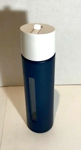 Botella de agua retro de vidrio de café Starbucks azul funda de silicona 16 oz 2010 - Imagen 1 de 4