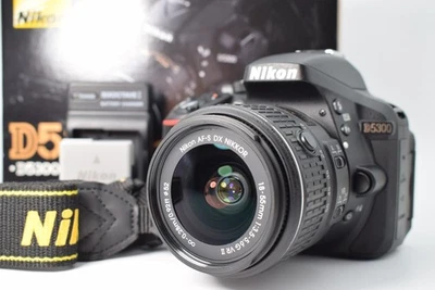 Nikon D5300 Black / AF-S 18-55mm f/3.5-5.6G VR ll [MINT SC:490 shots] #1735-1 - Image 1 of 4