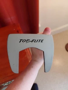 Top Flite Putter Offset Mallet Putter Club Right Handed Stainless 35" - Picture 1 of 14