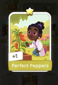Perfect Peppers - Monoply Go Sticker Fast Sending!! - Picture 1 of 1