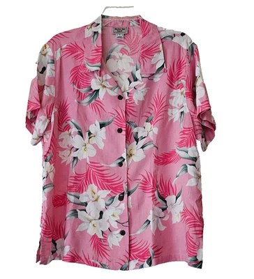 Camisa de Campamento Aloha Hut Marca Aloha, Para Mujer XL, Ligera Relajada Comodidad Foto 1 de 4