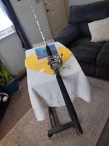 Trolling Fishing Rod PENN SENATOR 6' H 30-80lb And Reel PEER 309 - Picture 1 of 15