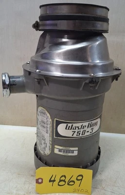 Garbage Disposer Waste King 3/4 HP, 3PH, Continuous Feed for Commercial Kitchen - Image 1 of 4
