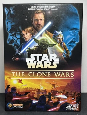 Star Wars the Clone Wars Board Game Pandemic System Z-Man Games 2022 Read Desc. - Image 1 of 4