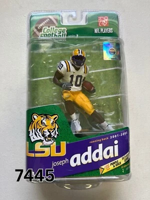 LSU TIGERS JOSEPH ADDAI #10 NCAA FOOTBALL SERIES 3 ACTION FIGURE MCFARLANE - Image 1 of 4