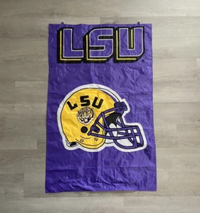 LSU Tigers Football 27in X44in Vertical Flag - Picture 1 of 8