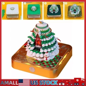 3D Desk Calendar Notepad 2025 Carving Memo Pad w/Lights Tree New year Gifts US - Picture 1 of 12