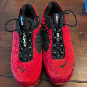 Nike Air Max MX 720 818 Mens University Red Black Shoes CI3871-600 Size 9.5 Read - Picture 1 of 13