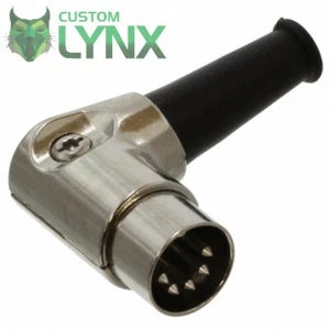 Switchcraft 05DL5MX - Right Angled 5 PIN MIDI DIN Cable Connector. Keyboard Plug - Picture 1 of 5