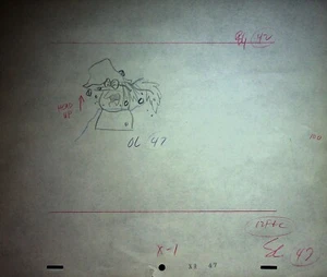 Three Mixed Up Mooses 1964 diseño de personaje lápiz a mano Hanna-Barbera RARO - Imagen 1 de 2