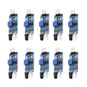 10x Módulo Sensor Infrarrojo IR Evitación de Obstáculos para Robot Coche Inteligente Arduino - Imagen 1 de 16