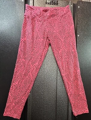 Pantalones elásticos Bongo rosa/negro 7/8 M para niñas Foto 1 de 3