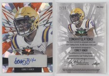 2022 Leaf Valiant Portrait Auto Orange Crystals /20 Corey Kiner #PA-CK2 Auto