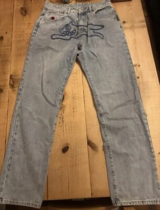 billionaire boys club Running dog jeans light wash SIZE 32 men’s. - Picture 1 of 7