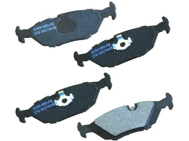 For 1986-1988 BMW 325 Brake Pad Set Rear Bendix 47448YPNY 1987 - Image 1 of 2