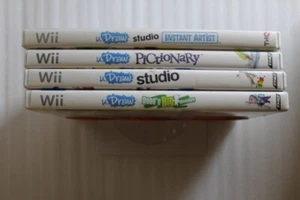 uDraw Wii Lot 4 Games Doods Big Adventure + Studio + Pictionary + Instant Artist - Picture 1 of 1