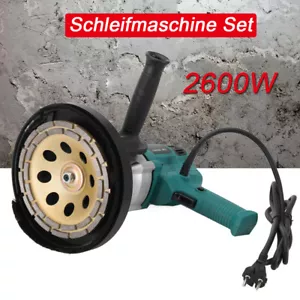 2600W Schleifmaschine 3000r/min Betonschleifer Sanierungsfräse Betonfräse 180mm - Bild 1 von 16